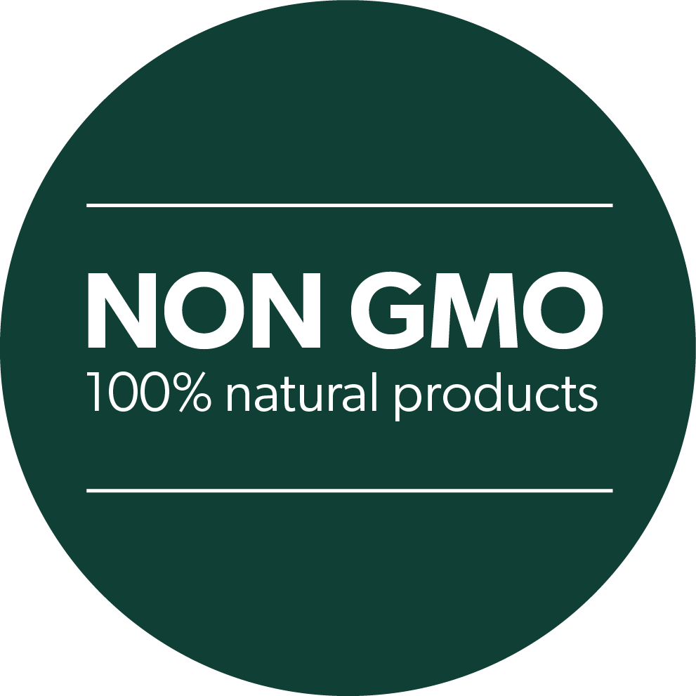 Non GMO 100% natural products